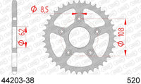 Corona AFAM 44203-38 in acc. passo 520