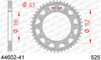 Corona AFAM 44602-41 in acc. passo 525