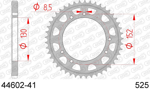 Corona AFAM 44602-41 in acc. passo 525