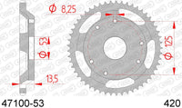 Corona AFAM 47100-53 in acc. passo 420