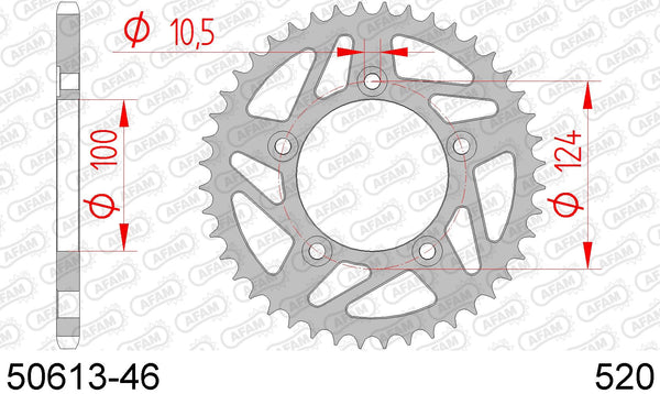 Corona AFAM 50613-46 in acc. passo 520
