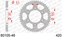 Corona AFAM 80105-48 in acc. passo 420