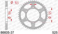 Corona AFAM 86605-37 in acc. passo 525