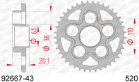 Corona AFAM 92667-43 in acc. passo 520