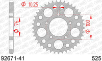 Corona AFAM 92671-41 in acc. passo 525