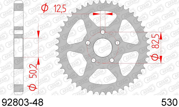 Corona AFAM 92803-48 in acc. passo 530