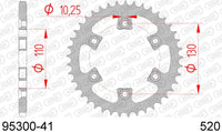 Corona AFAM 95300-41 in acc. passo 520