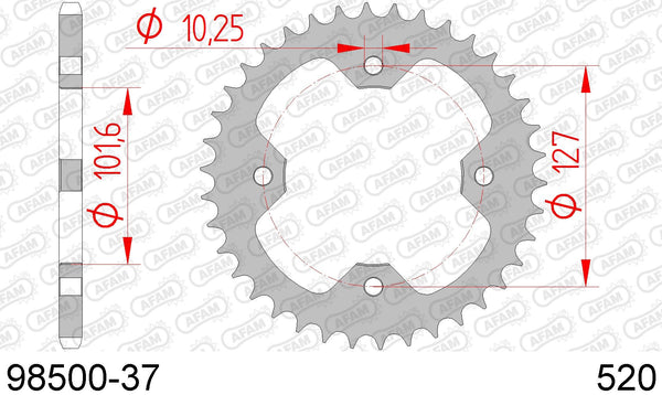 Corona AFAM 98500-37 in acc. passo 520