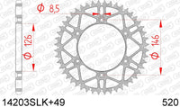 Corona AFAM 14203SLK+49 in acc. passo 520