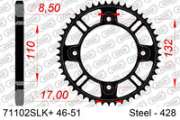 Corona AFAM 71102SLK+46 in acc. passo 428