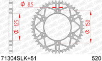 Corona AFAM 71304SLK+51 in acc. passo 520