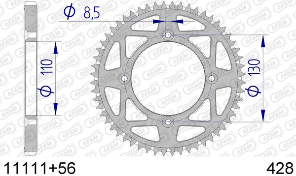 Corona AFAM 11111+56 in all. passo 428