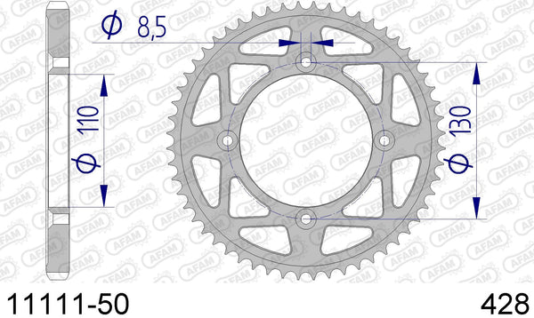 Corona AFAM 11111-50 in all. passo 428