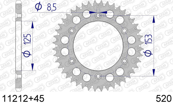 Corona AFAM 11212+45 in all. passo 520