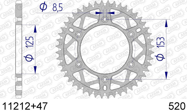 Corona AFAM 11212+47 in all. passo 520