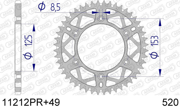 Corona AFAM 11212PR+49 in all. passo 520