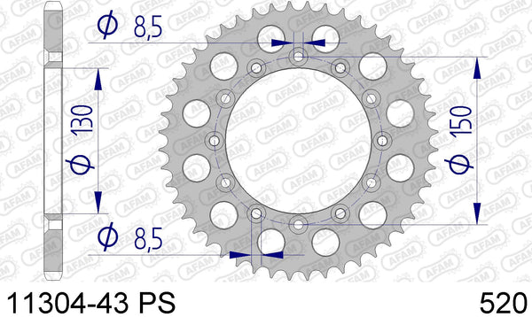 Corona AFAM 11304-43 PS in all. passo 520