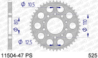 Corona AFAM 11504-47 PS in all. passo 525