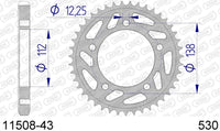 Corona AFAM 11508-43 in all. passo 530
