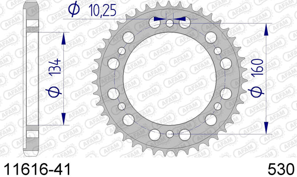 Corona AFAM 11616-41 in all. passo 530