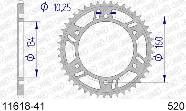 Corona AFAM 11618-41 in all. passo 520
