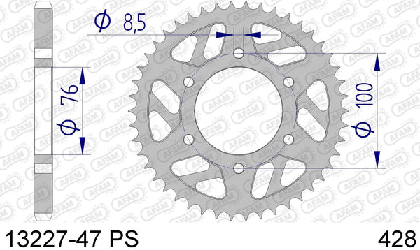 Corona AFAM 13227-47 PS in all. passo 428