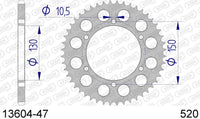 Corona AFAM 13604-47 in all. passo 520