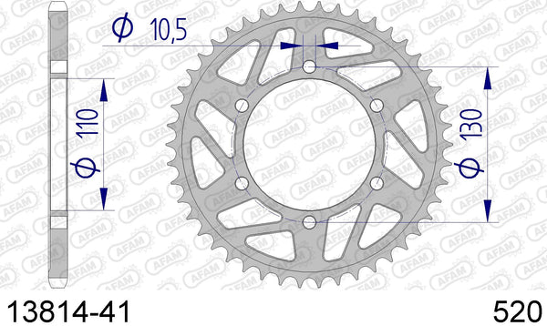 Corona AFAM 13814-41 in all. passo 520