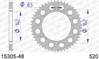 Corona AFAM 15305-48 in all. passo 520