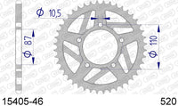 Corona AFAM 15405-46 in all. passo 520