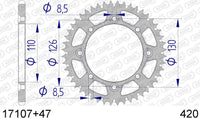 Corona AFAM 17107+47 in all. passo 420
