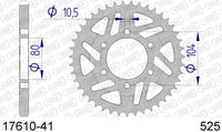 Corona AFAM 17610-41 in all. passo 525