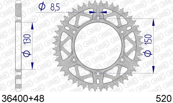 Corona AFAM 36400+48 in all. passo 520