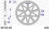Corona AFAM 39100-60 in all. passo 428