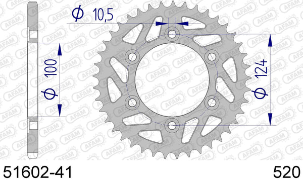 Corona AFAM 51602-41 in all. passo 520