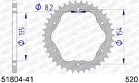 Corona AFAM 51804-41 in all. passo 520
