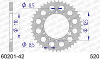 Corona AFAM 60201-42 in all. passo 520