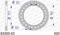 Corona AFAM 63300-53 in all. passo 520