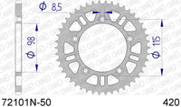 Corona AFAM 72101N-50 in all. passo 420