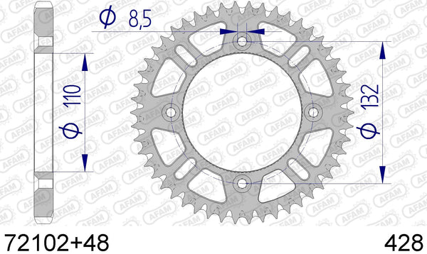 Corona AFAM 72102+48 in all. passo 428