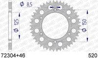 Corona AFAM 72304+46 in all. passo 520