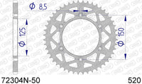 Corona AFAM 72304N-50 in all. passo 520