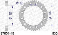 Corona AFAM 87601-45 in all. passo 530