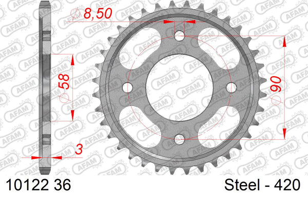 Corona AFAM 10122-36 In Acc  Passo 420