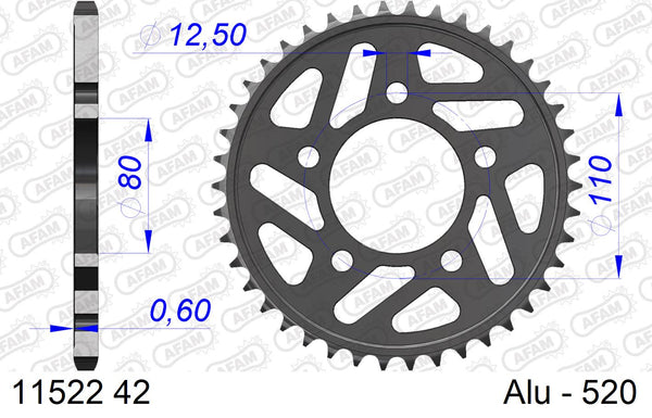 Corona AFAM 11522-42 In All  Passo 520