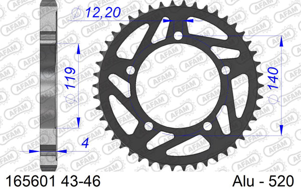 Corona AFAM 165601-46In All  Passo 520