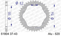 Corona AFAM 51804-43In All  Passo 520