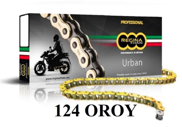 Catena 124OROY 98 maglie passo 420 - Oro