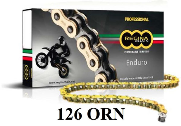 Catena 126ORN 130 maglie passo 428 - Oro