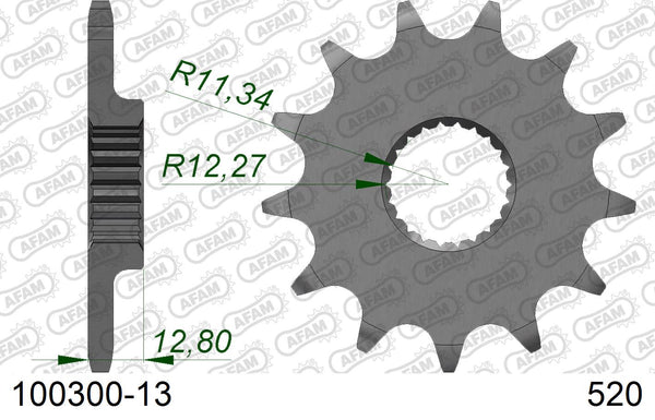 Pignone AFAM 100300-13 passo 520